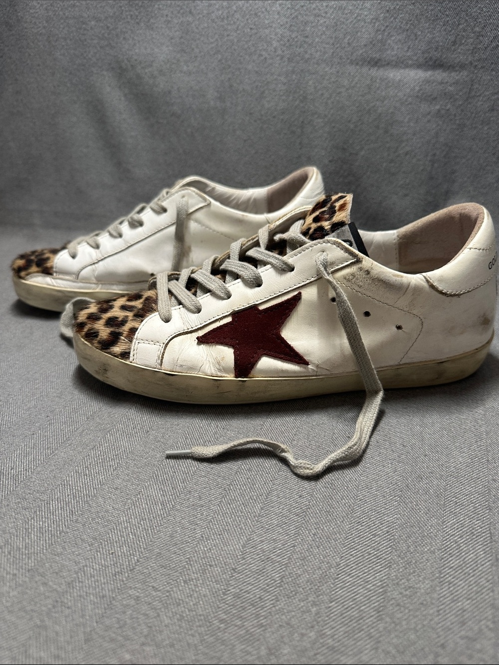 Golden Goose Superstar Leopard Pony Hair 37 - Picture 5 of 8